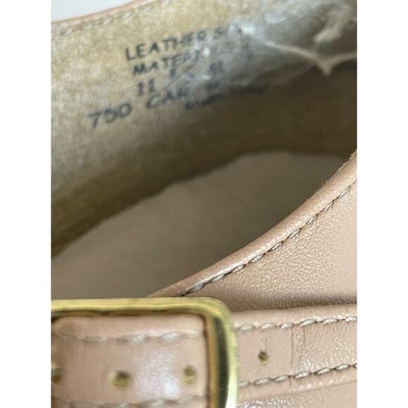 Capezio T-Strap Character Shoe Tan leather 11.5 Dance ballet - Picture 8 of 12